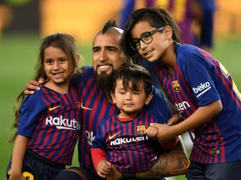 La hermosa postal familiar del King antes ir por el título