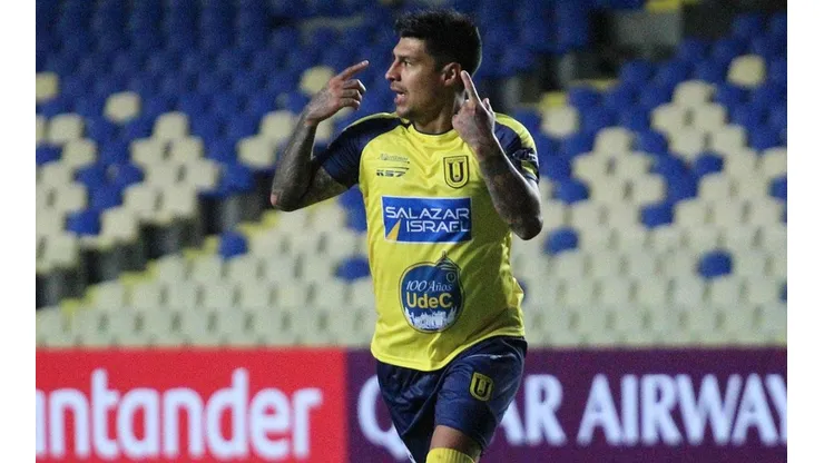 Patito Rubio, por ahora goleador de la Copa Libertadores.