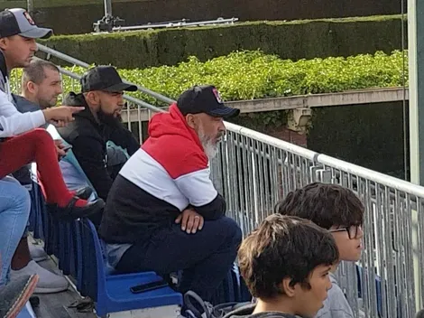 [Video] El King disfruta del partido de Garín en Barcelona