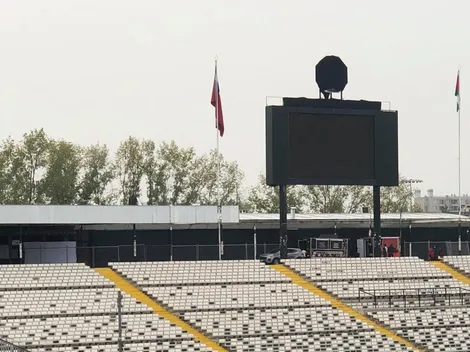 Palestino cubre murales del Monumental ante amenazas