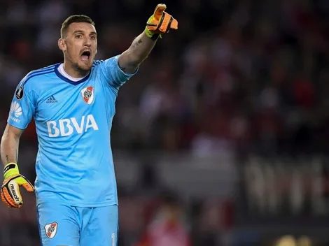 Arquero de River Plate analiza el duelo ante Palestino