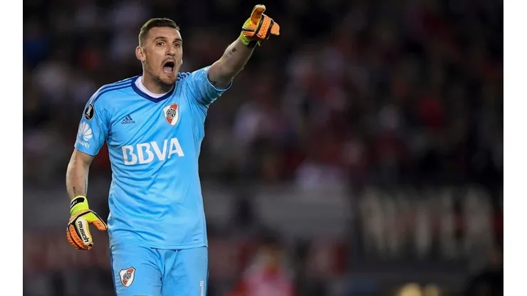 Arquero de River Plate analiza el duelo ante Palestino