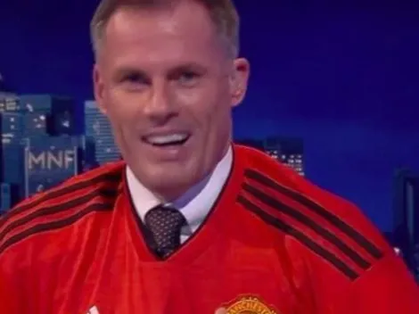 Carragher sin asco es un hincha más del Man United