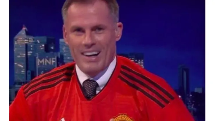 Carragher sin asco es un hincha más del Man United