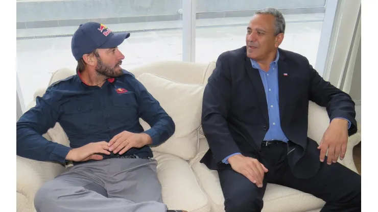 Chaleco López y el intendente del Maule, Pablo Milad