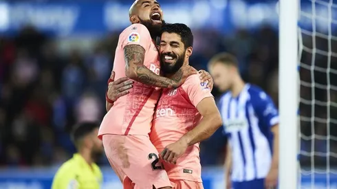 Gran partido de Arturo Vidal contra el Alavés.