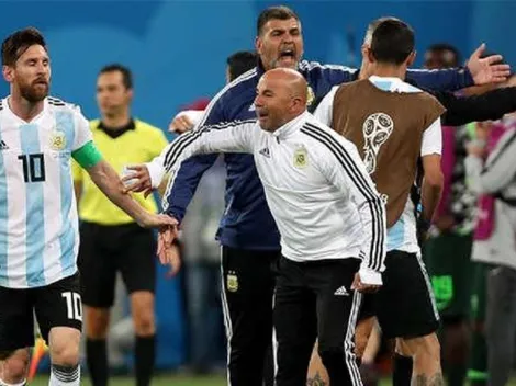 [Video] Así se le rompió el camarín de Argentina a Sampaoli