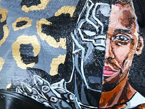 Aubameyang recibió unas espectaculares botas de 'Black Panther'
