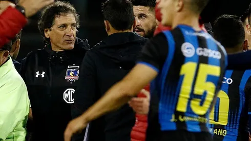 Salas vivió un momento confuso al terminar el partido