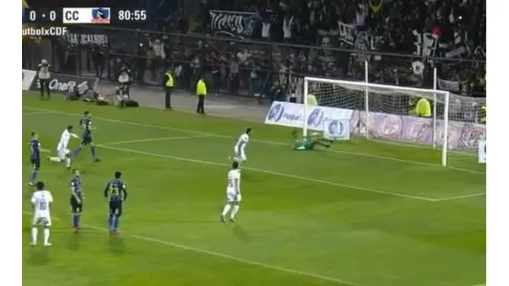 El momento del festejo de Paredes