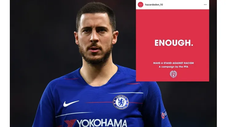 Eden Hazard encabeza campaña contra el racismo en Inglaterra