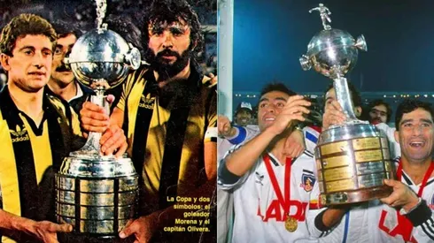 Peñarol y Colo Colo con la Copa Libertadores