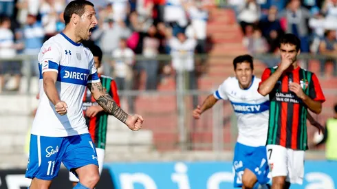 Aued celebra el gol del triunfo