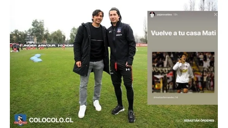 Jaime Valdés pide la vuelta de Matías Fernández