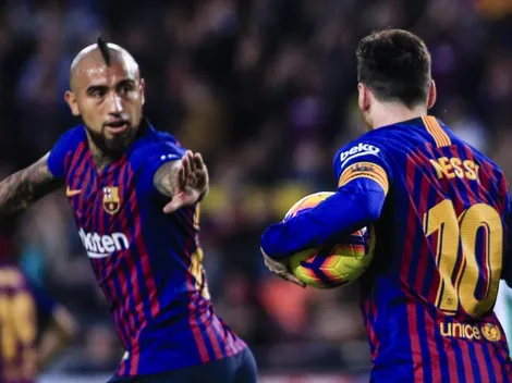 Destacan inyección de liderazgo y humor de Vidal. "Su risa contagia a Messi"