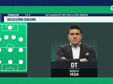 Tobi Vega arma la oncena de Chile para Copa América con Bravo y Díaz, y Alexis de 9