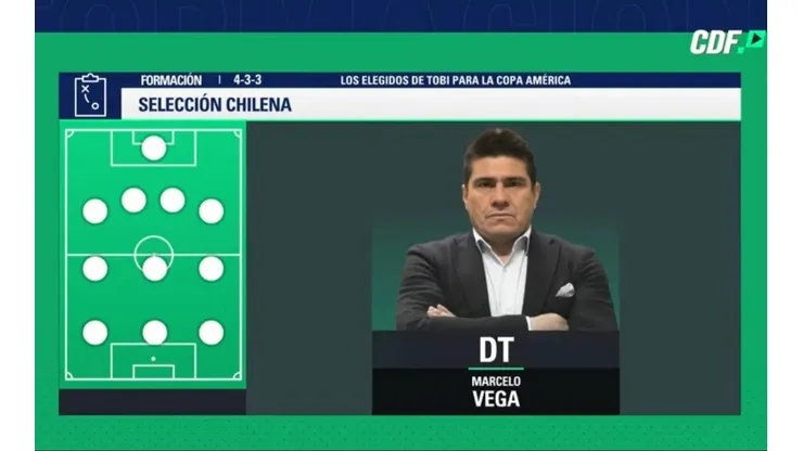 El Tobi Vega armó su equipo en CDF