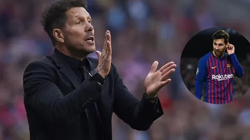 El Cholo le presta ropa al Messi de la selección.