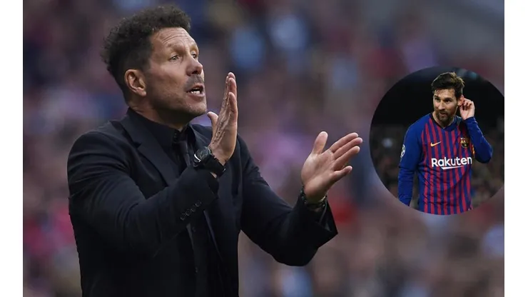 El Cholo le presta ropa al Messi de la selección.