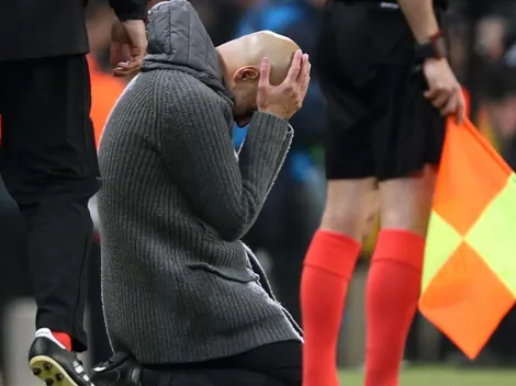 Así fue el frustradísimo festejo de Guardiola gracias al VAR