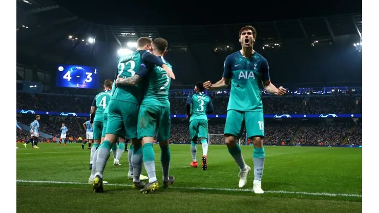 El Tottenham a semis de la Champions a costa del City.