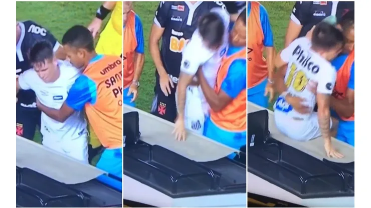 El momento en el que tienen que cargar a Soteldo