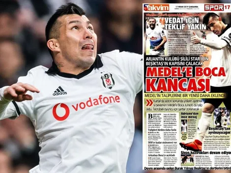 En Turquía dejan colgando a Medel en el Besiktas: Boca va por el Pitbull