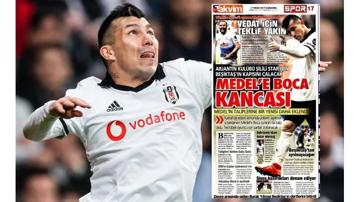 ¿Medel a Boca? La prensa turca cree que sí.