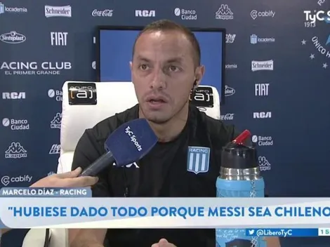 Marcelo Díaz: "Con Messi en Chile hubiéramos sido campeones del mundo"