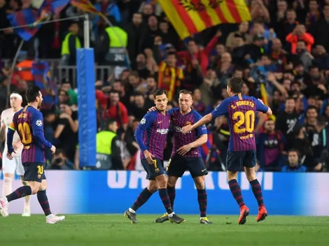 Barcelona y Vidal a semis de la Champions a costa del United y Alexis