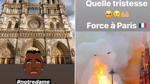 Pogba utilizó su propio emoji en su historia de IG