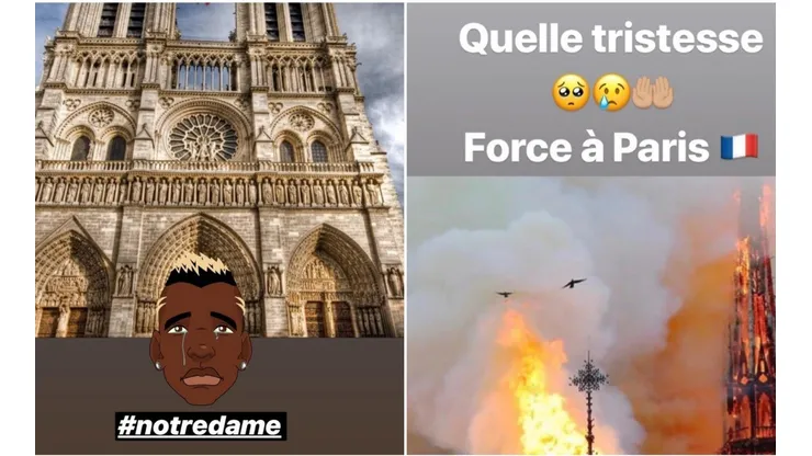 Pogba utilizó su propio emoji en su historia de IG