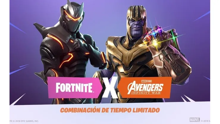 Se acerca nuevo crossover entre Avengers y Fortnite con la salida de Endgame