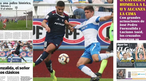 La prensa le dio duro a la U y valoró la "jerarquía" de Universidad Católica