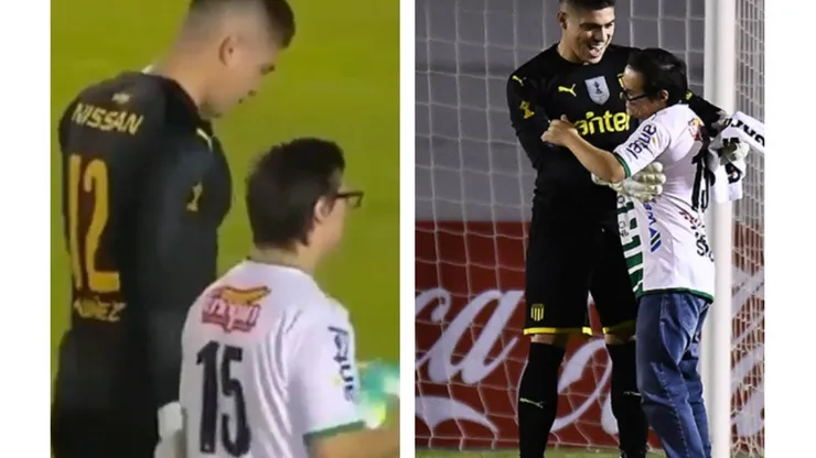 Me entró una basurita en el ojo: Hermoso gesto del arquero de Peñarol