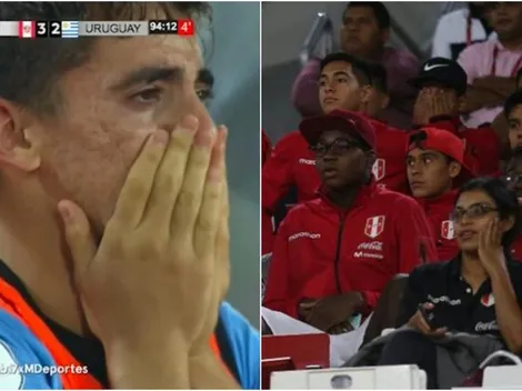 Terrible: Jugadores Sub 17 de Uruguay y Perú lloran por eliminaciones
