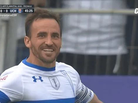 ¡Gol de la UC! Derecha de Fuenzalida y los cruzados quedan punteros ante la U