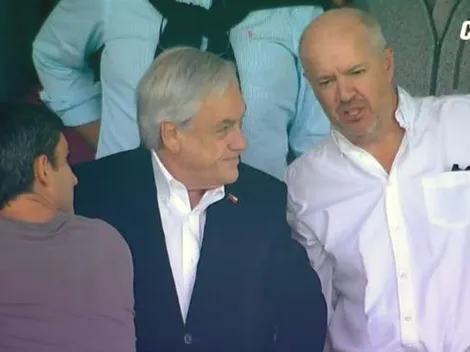 Piñera llega al estadio San Carlos para apoyar a la UC contra la U