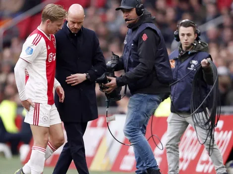 De Jong se lesionó en Ajax a 3 días de la Champions