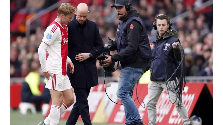 De Jong se lesionó en Ajax a 3 días de la Champions