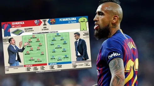 Vidal titular contra Huesca, adelantan en España.