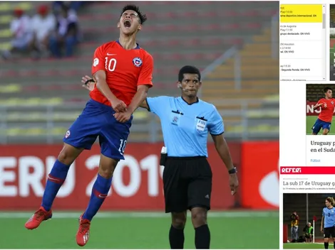 Prensa uruguaya reconoce "partido increíble" y alaba a Alexander Aravena