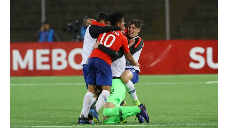 Sudamericano Sub17: Chile vs Uruguay - 11 de Abril de 2019/LIMAAlexander Aravena, durante el partido entre Chile y Uruguay, disputado en el Estadio de la UNMSM de Lima , valido por la ronda final del Sudamericano Sub 17.FOTO:DIARIO LIBERO/AGENCIAUNO