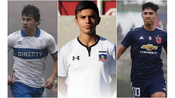 Gonzalo Tapia, Vicente Pizarro y Luis Rojas, pilares de la Sub 17