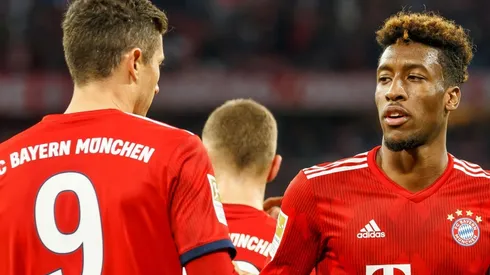 Lewandowski y Coman se pelearon a los combos