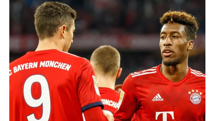 Lewandowski y Coman se pelearon a los combos