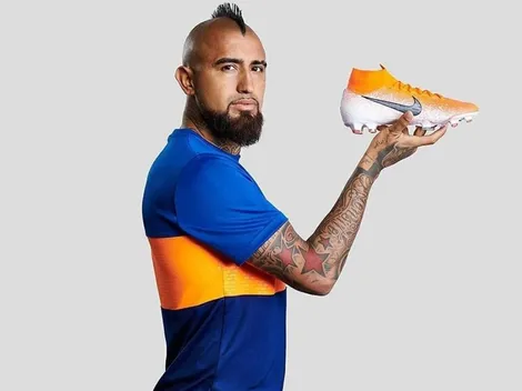 Hinchas de Boca se ilusionan por polera de Vidal y colocolinos responden