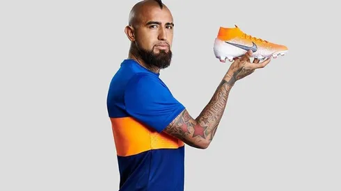 Vidal "pintado" de xeneize.