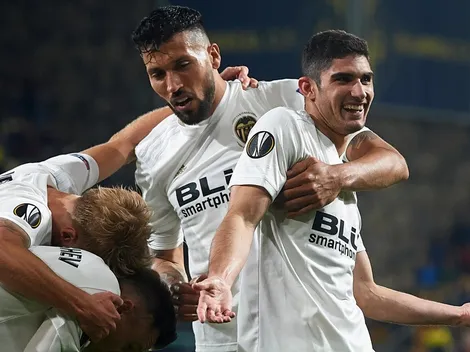 Valencia le ganó el derbi al Villarreal en la Europa League
