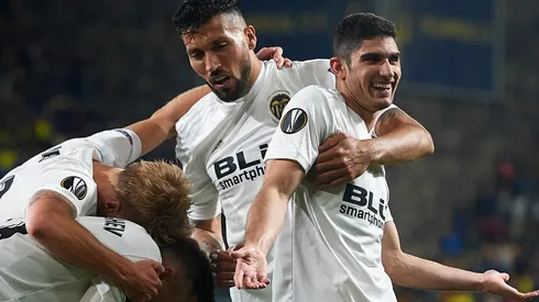 Valencia le ganó el derbi al Villarreal en la Europa League